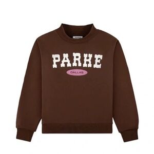 Brown Parke Dallas Mockneck Signature Sweatshirt L/XL